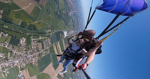 Sous voile avec cooltandem parachutisme