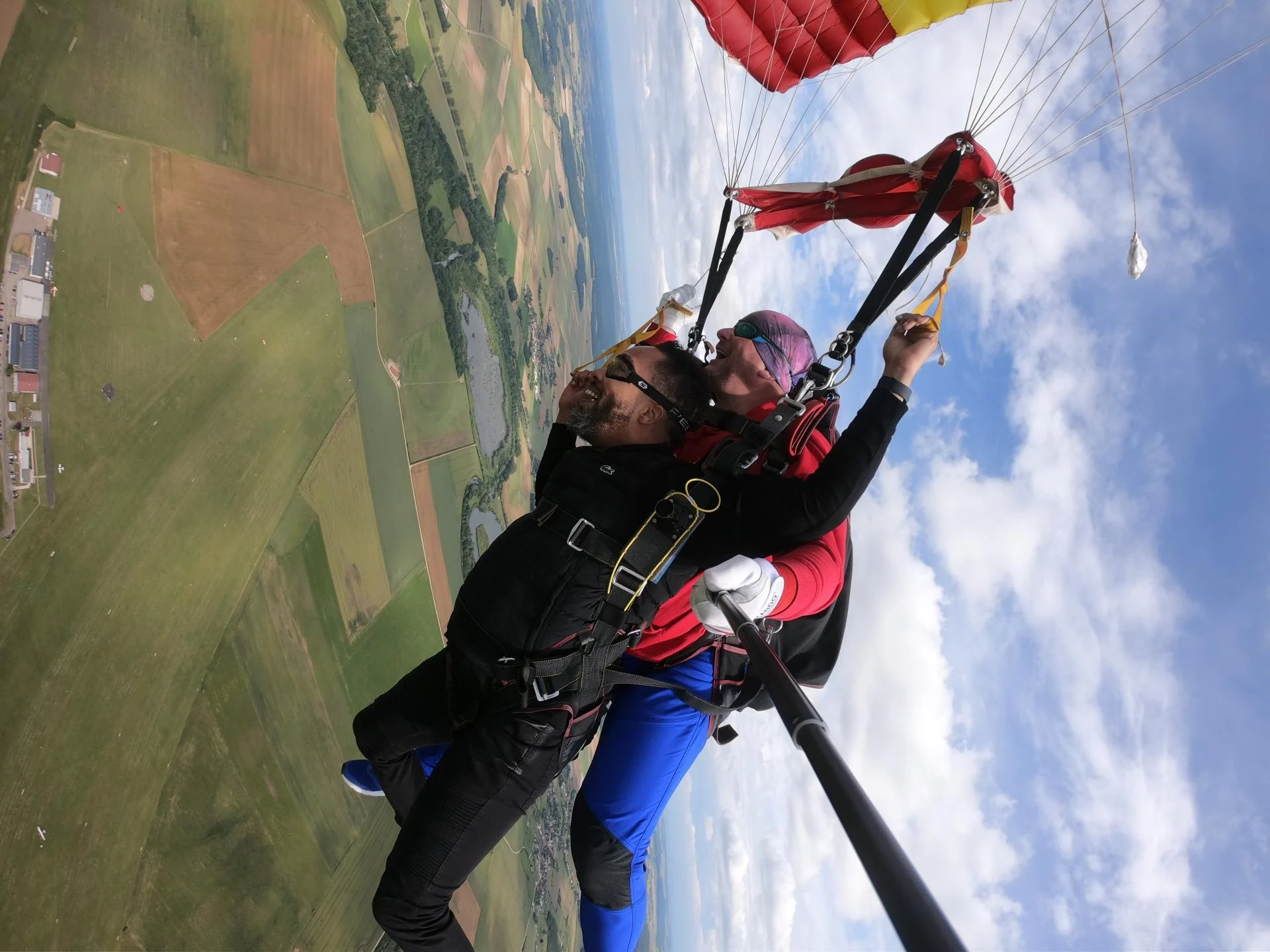 Sous voile en tandem
